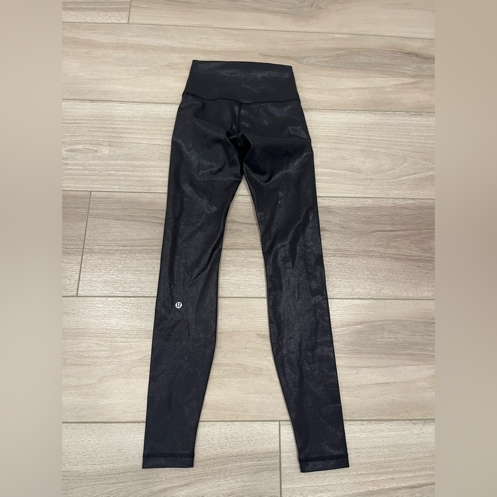 Lululemon Wunder Train HR Tight 28" Foil Special Edition Women's Size 2 LW5DPYS